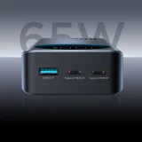 30 000 mAh 65 W 3 A USB/USB-C digitális power bank, fekete 11