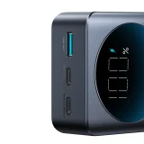 30 000 mAh 65 W 3 A USB/USB-C digitális power bank, fekete 5