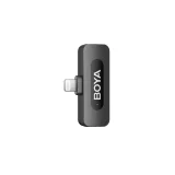 120 dB-es, 2,4 GHz-es vezeték nélküli, rögzíthető mikrofon iPhone Lightning csatlakozóhoz – fekete 3