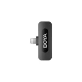 120 dB-es, 2,4 GHz-es vezeték nélküli, rögzíthető mikrofon iPhone Lightning csatlakozóhoz – fekete 4
