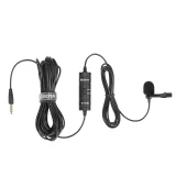 Žičani lavalier mikrofon za pametne telefone i kamere, 3,5 mm TRRS - crni 7