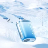 Mini hordozható ventilátor nyakpánttal, 4500 mAh – kék 6