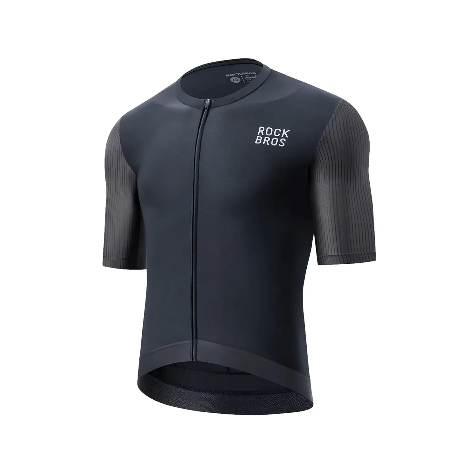 Kurzarm-Radtrikot, Größe XS – schwarz Kurzarm-Radtrikot, Größe XS – schwarz
