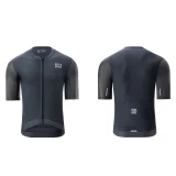 Kurzarm-Radtrikot, Größe XS – schwarz 3