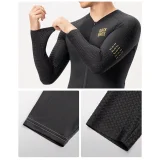 Cyklistický dres Diamond s dlhým rukávom, veľkosť XS – čierny 6