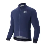Zweilagige Winter-Fleece-Radjacke, Größe M – blau