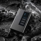 420 mAh LED biciklistička pumpa na baterije - 120 psi - crna 4