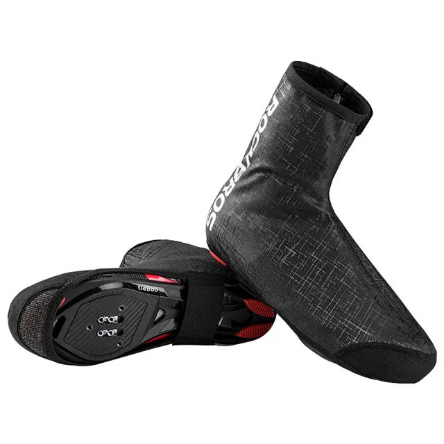 Szél- és vízálló cipőhuzatok 42–46 cm – fekete