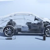 2 az 1-ben gumiabroncs-felfújó zseblámpával és 6000 mAh-s, 75 W-os powerbankkal – fekete 6