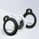 Etui ochronne brelok na lokalizator Apple AirTag 1 / 2 czarne - 4 szt. 5