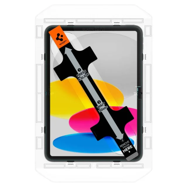 Szkło hartowane na tablet iPad 10.9'' 2022 z aplikatorem