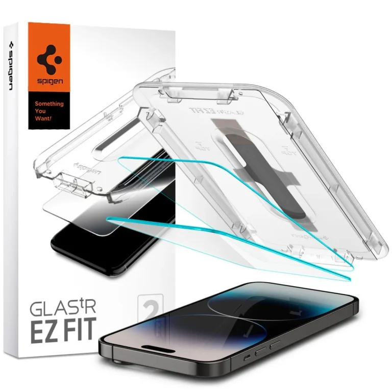 Szkło hartowane na iPhone 14 Pro z aplikatorem Glas.tR EZ Fit - 2 szt.