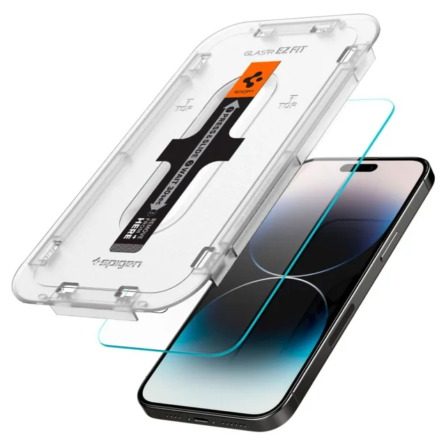 Szkło hartowane na iPhone 14 Pro z aplikatorem Glas.tR EZ Fit - 2 szt.