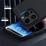 Szilikon MagSafe iPhone 15 tok – matt fekete 4