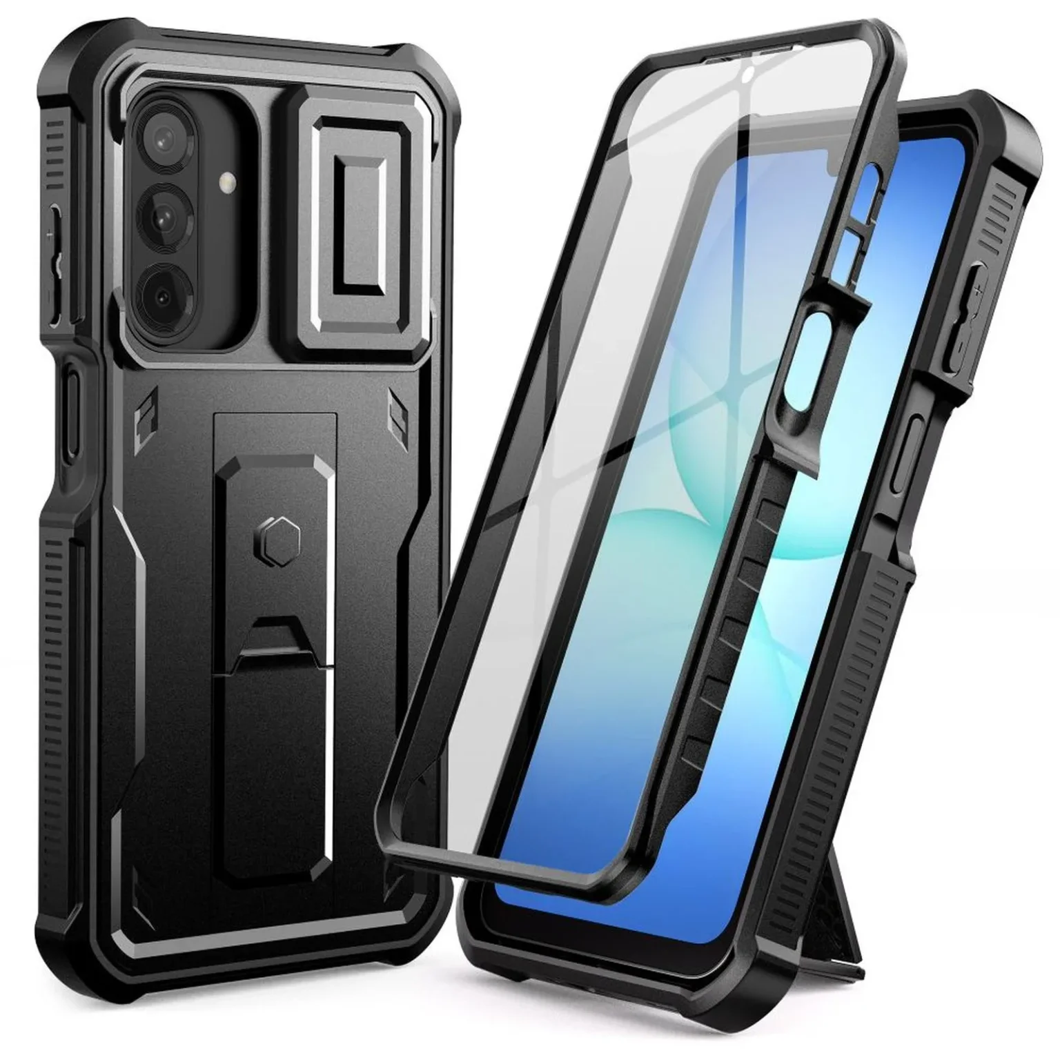 Etui pokrowiec na Samsung Galaxy A17 4G / 5G Kevlar Cam+ - czarny Etui pokrowiec na Samsung Galaxy A17 4G / 5G Kevlar Cam+ - czarny