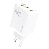 A29 GaN USB-C na USB-A 65W zidni punjač - bijeli