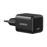 X513 GaN USB-C 30 W-os fali töltő 1 m-es USB-C kábellel – fekete 4