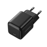 X513 GaN USB-C 30 W-os fali töltő 1 m-es USB-C kábellel – fekete 5