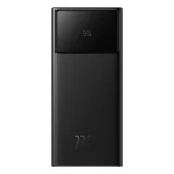 30000 mAh-s, 22,5 W-os power bank USB-A–USB-C 3 A-es, 30 cm-es kábellel – fekete 2