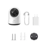 Security P1 Pro beltéri kamera 3K AI Wi-Fi megfigyeléshez microSD-kártyával – Fehér 6
