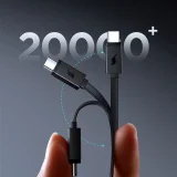 10000mAh 22.5W Power Bank s uvlačivim USB-C kabelom - Crna 9