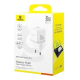 Palm 30 W-os USB-C–USB-A fali töltő – fehér 6