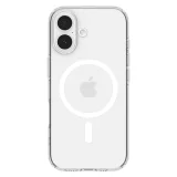 Liquid Crystal MagSafe védőtok iPhone 17-hez – átlátszó fehér 2