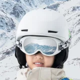 Panda UV400 gyermek síszemüveg – fekete-fehér 4
