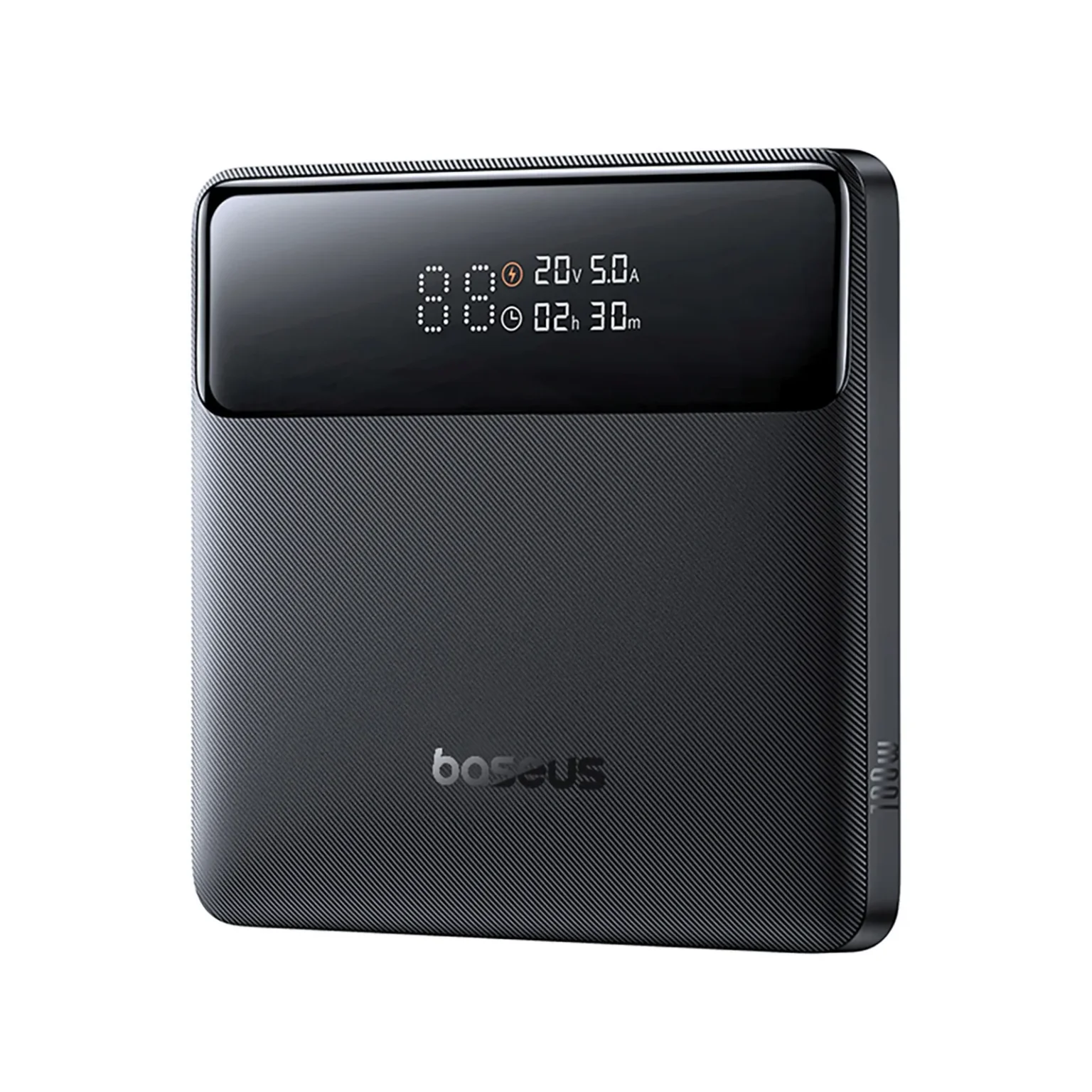 Blade H1 20000 mAh-s powerbank kijelzővel, USB-A, USB-C, 100 W – fekete