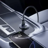 2 db USB-C 30 W-os autós töltő – fekete 9