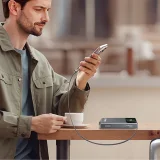 K31 Pro 20000 mAh-s powerbank behúzható 45 W-os USB-C kábellel – szürke 6