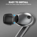 Samsung Galaxy Buds 3 Pro fülhegyek S / M / L méretben, fekete - 3 db. 4