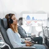 X22 Max Bluetooth ANC vezeték nélküli fülhallgató – Fekete 5