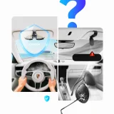 Magnetski držač za naočale za sunce u automobilu za blokiranje odbljeska 5