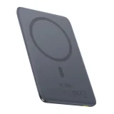 Ultravékony 5000 mAh-s, 20 W-os MagSafe power bank 60 W-os, 30 cm-es USB-C kábellel – szürke