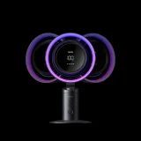 10000 mAh-s asztali ventilátor Pro3 Desk Turbine Fan szűrővel – sötét szürke 11