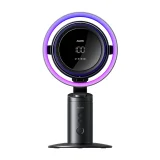 10000 mAh-s asztali ventilátor Pro3 Desk Turbine Fan szűrővel – sötét szürke 2