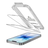Kaljeno staklo za iPhone 17 s aplikatorom Quick Set+, crno - 2 kom. 2