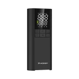 Elektromos pumpa kompresszor, power bank, zseblámpa, 150 PSI, 8000 mAh – fekete 4