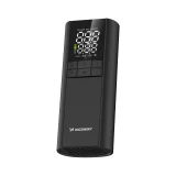 Elektromos pumpa kompresszor, power bank, zseblámpa, 150 PSI, 8000 mAh – fekete 6