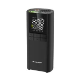 Elektromos pumpa kompresszor, power bank, zseblámpa, 150 PSI, 8000 mAh – fekete 7