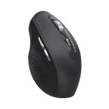Ergonómikus vezeték nélküli egér, 6 gomb, Bluetooth, 1600 DPI – fekete