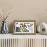 10,1 hüvelykes digitális képkeret Frameo alkalmazással, 32 GB – világosbarna 6