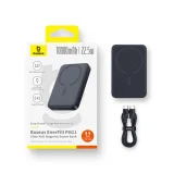 10000 mAh-s, 22,5 W-os power bank USB-C kábellel EnerFill FM11 Ultra-Mini MagSafe – Fekete 8