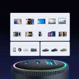 USB-A–USB-C autós töltő kábellel, 145 W – sötét szürke 9