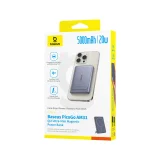 Ultravékony, 5000 mAh-s powerbank állvánnyal, PicoGo AM31 Qi2 MagSafe 20 W-os kábellel – szürke 10