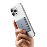 Ultravékony, 5000 mAh-s powerbank állvánnyal, PicoGo AM31 Qi2 MagSafe 20 W-os kábellel – szürke 3