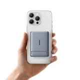 Ultravékony, 5000 mAh-s powerbank állvánnyal, PicoGo AM31 Qi2 MagSafe 20 W-os kábellel – szürke 5
