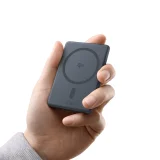 Ultravékony, 5000 mAh-s powerbank állvánnyal, PicoGo AM31 Qi2 MagSafe 20 W-os kábellel – szürke 7