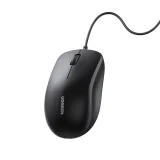Vezetékes optikai egér 1200 DPI - fekete
